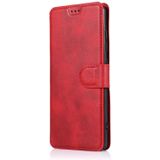 For Samsung Galaxy A71 Calf Texture Magnetic Buckle Horizontal Flip Leather Case with Holder & Card Slots & Wallet & Photo Frame(Red)