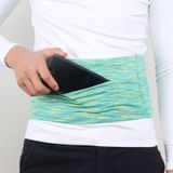 Personal Large-capacity Stretch Tablet Pockets Travel Anti-theft Bag Phone Bag  Size: XL(Green)