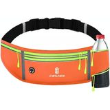 CWILKES MF-008 Outdoor Sports Fitness Waterproof Waist Bag Phone Pocket  Style: With Water Bottle Bag(Orange)