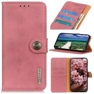 Voor Huawei Nova 9 Pro / Honor 50 Pro Khazneh Cowhide Texture Horizontale Flip Lederen Telefoon Case (Pink)