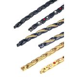 CNC-004 Thick Necklace Magnet Men Necklace Jewelry(Golden)