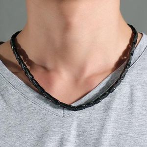 CNC-004 Thick Necklace Magnet Men Necklace Jewelry(Golden)