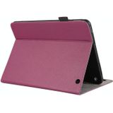 Voor Amazon Kindle Fire HD10/HD10 Plus 2021 Litchi Textuur Lederen Sucker Tablet Case (Paars)