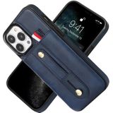 Polsband Standstand Wallet Lederen telefoonhoesje voor iPhone 11 Pro Max