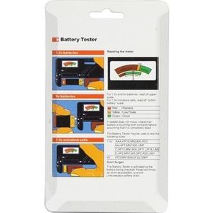 Universal Battery Tester for 1.5V AAA  AA and 9V 6F22 Batteries