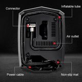 Car 12V Portable Inflatable Cylinder Pedal Digital Display Air Pump with Light