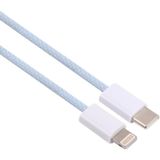 20W PD USB-C / TYPE-C tot 8 PIN-gegevenskabel  kabellengte: 1m