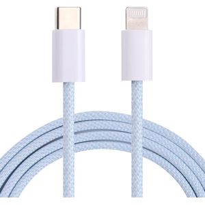 20W PD USB-C / TYPE-C tot 8 PIN-gegevenskabel  kabellengte: 1m