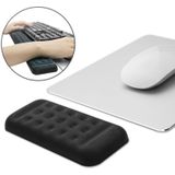 Mechanical Keyboard Wrist Rest Memory Foam Mouse Pad  Size : Single Hand (Black)