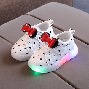 Kinderboog Lichtgewicht ademende LED-lichtgevende schoenen  maat: 27