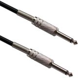 5m  1/4 inch (6.35mm) Male to Male Shielded Jack Mono Plugs Audio Patch Cable