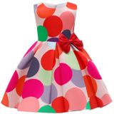 GirlsVest Skirt Dot Print Princess Dress (Color:Photo Color Size:120)