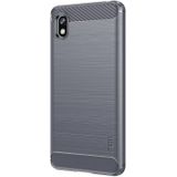 Voor Sony Xperia Ace 3 MOFI Gentleness Brushed Carbon Fiber Soft TPU Case