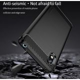 Voor Sony Xperia Ace 3 MOFI Gentleness Brushed Carbon Fiber Soft TPU Case