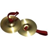 Koper Cymbal Early Childhood Education Onderwijs Hulp Percussie Instrument  Grootte: 9 cm