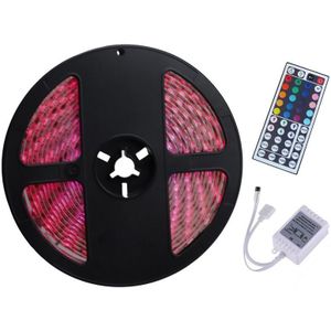 YWXLight 5M 5050SMD Dimmable IP65 Waterproof RGB Light Strip with 44-keys Remote Control