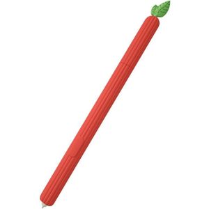 Fruit- en fruitvorm Stylus Siliconen Beschermingskast voor Samsung Galaxy Tab S6 (kleine aardbei)