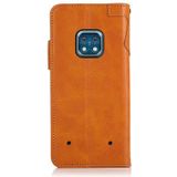 For Nokia XR20 5G KHAZNEH Dual-Splicing Cowhide Texture Horizontal Flip Leather Case with Holder & Card Slots & Wallet & Photo Frame & Lanyard(Brown)