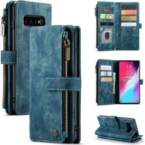 Voor Samsung Galaxy S10 + Caseme-C30 PU + TPU Multifunctionele Horizontale Flip Lederen Case Met Houder & Card Slot & Portemonnee & Rits Pocket