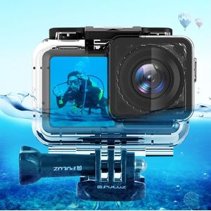 PULUZ 61m Underwater Waterproof Housing Diving Case for DJI Osmo Action  with Buckle Basic Mount & Screw