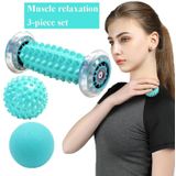 Massage Ball Plantar Fascia Ball Muscle Relaxation Fitness Ball Hand Holding Ball Style: Blue Foot Bottom + Bump Peanut Ball + 7cm Tattan