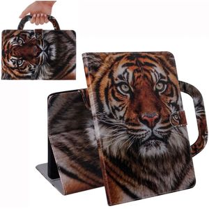 Tiger Pattern Horizontal Flip Leather Case for iPad Mini(2019) / Mini 1 / 2 / 3 / 4  with Holder & Card Slot & Wallet