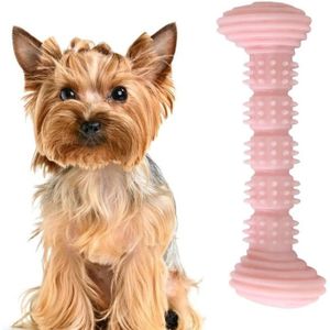 4 stks Pet TPR Molar Toy Chew Hond Tandenborstel Speelgoed Schone Tanden Molaire Please Dog Stick (Pink)