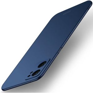 Voor Oppo Reno7 SE Mofi Frosted PC Ultra-Thin Hard Case (Blue)