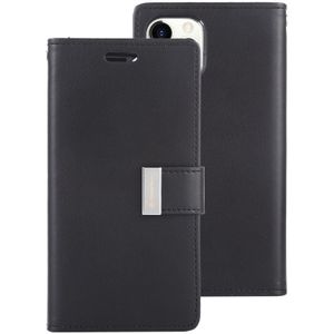 For iPhone 11 Pro MERCURY GOOSPERY RICH DIARY Crazy Horse Texture Horizontal Flip Leather Case  with Holder & Card Slots & Wallet(Black)