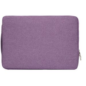 11.6 inch Universal Fashion Soft Laptop Denim Bags Portable Zipper Notebook Laptop Case Pouch for MacBook Air  Lenovo and other Laptops  Size: 32.2x21.8x2cm (Purple)