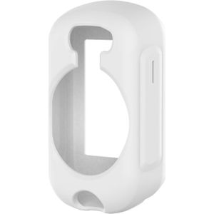 For Garmin Edge 130 Stopwatch Silicone Case(White)