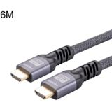 HDMI 2.0 Man naar HDMI 2.0 Mannelijke 4K ultra-HD gevlochten adapterkabel  kabellengte: 6m