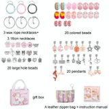 DIY Kids Armband Set Marine Beaded Set Box(Roze)