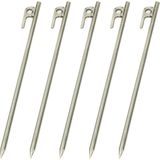 Outdoor Durable 30cm Stainless Steel Camping Awning Tent Stakes Pegs for Camping Travel Tent Accessor