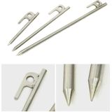 Outdoor Durable 30cm Stainless Steel Camping Awning Tent Stakes Pegs for Camping Travel Tent Accessor