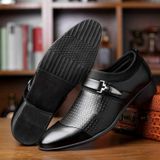 Autumn And Winter Business Dress Large Size Men's Shoes  Size:47(Black)