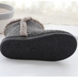 Herfst en winter high-top mannen katoenen slippers en fluwelen platform indoor warme schoenen  maat:41-42