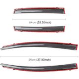 4 PCS Window Sunny Rain Visors Awnings Sunny Rain Guard for Honda Fit 2008-2013 Version Second Generation Hatchback