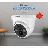 SriHome SH030 3.0 Million Pixels 1296P HD IP Camera  Support Two Way Talk / Motion Detection / Humanoid Detection / Night Vision / TF Card  AU Plug