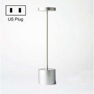 JB-TD003 I-vormige tafellamp creatieve decoratie retro eetkamer bar tafellamp  specificatie: US Plug (Zilver)