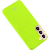 For Samsung Galaxy S22 5G GOOSPERY PEARL JELLY Shockproof TPU Phone Case(Fluorescent Green)