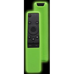 Voor Samsung BN59-serie Smart TV-afstandsbediening Antislip siliconen beschermhoes (lichtgevend groen)