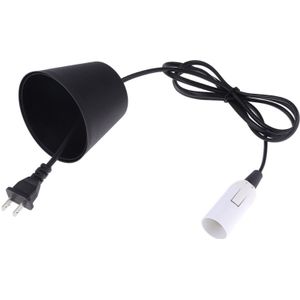 E14 Wire Cap lamp houder kroonluchter stopcontact met lampenkap & 1.5 m verlengkabel  US plug