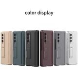 Voor Samsung Galaxy Z Fold4 GKK Magnetische Vouw Volledige Dekking Anti Peep Telefoon Case(Groen)