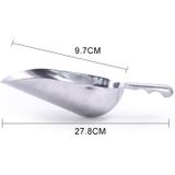 2 PCS Stainless Steel Multifunctional Shovel Aluminum Alloy Ice Shovel Food Tea Shovel Tea Spoon  Size:L