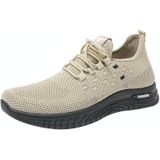 D06 mannen lente vliegende breien schoenen lace up sport casual schoenen  maat: 42