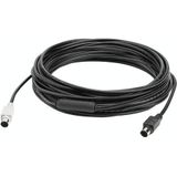 Logitech CC3500 Connect Speaker Microphone HUB Camera DIN Port Extension Cable  Cable Length: 10m (Black)