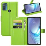 For Motorola Moto G50 Litchi Texture Horizontal Flip Protective Case with Holder & Card Slots & Wallet(Green)
