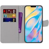 Coloured Drawing Cross Texture Horizontal Flip PU Leather Case with Holder & Card Slots & Wallet & Lanyard For iPhone 12 mini(Fluorescent Water Texture)