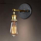 40W Vintage Wrought Iron Industrial Home Decoration Lighting Single Head Wall Lamp
